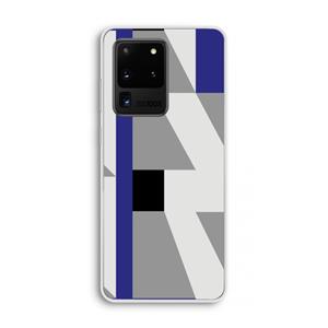 CaseCompany Gestalte 2: Samsung Galaxy S20 Ultra Transparant Hoesje