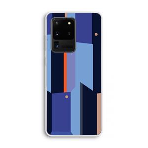 CaseCompany Gestalte 3: Samsung Galaxy S20 Ultra Transparant Hoesje