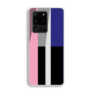 CaseCompany Gestalte 4: Samsung Galaxy S20 Ultra Transparant Hoesje