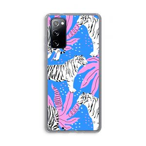 CaseCompany Tijger: Samsung Galaxy S20 FE / S20 FE 5G Transparant Hoesje
