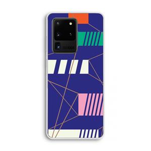CaseCompany Gestalte 5: Samsung Galaxy S20 Ultra Transparant Hoesje