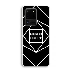 CaseCompany Negenduust geometrisch: Samsung Galaxy S20 Ultra Transparant Hoesje