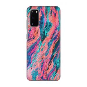 CaseCompany Electric Times: Volledig geprint Samsung Galaxy S20 Hoesje
