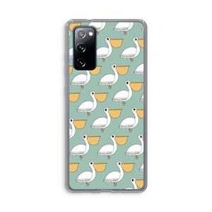 CaseCompany Pelican: Samsung Galaxy S20 FE / S20 FE 5G Transparant Hoesje