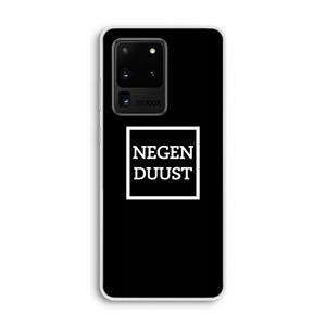 CaseCompany Negenduust black: Samsung Galaxy S20 Ultra Transparant Hoesje