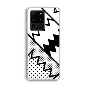 CaseCompany Pop Art #5: Samsung Galaxy S20 Ultra Transparant Hoesje