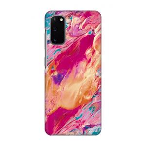 CaseCompany Pastel Echoes: Volledig geprint Samsung Galaxy S20 Hoesje