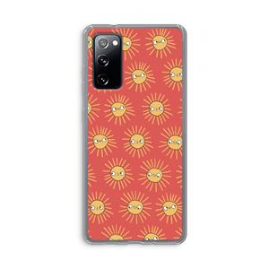 CaseCompany Zon: Samsung Galaxy S20 FE / S20 FE 5G Transparant Hoesje