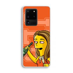 CaseCompany Jamie Lee Simpson: Samsung Galaxy S20 Ultra Transparant Hoesje