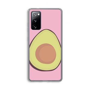CaseCompany Avocado: Samsung Galaxy S20 FE / S20 FE 5G Transparant Hoesje