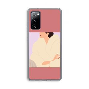 CaseCompany Cosy: Samsung Galaxy S20 FE / S20 FE 5G Transparant Hoesje