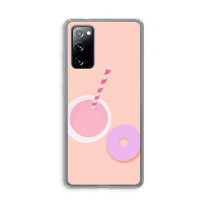 CaseCompany Donut: Samsung Galaxy S20 FE / S20 FE 5G Transparant Hoesje