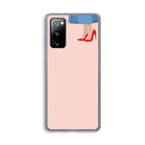 CaseCompany High heels: Samsung Galaxy S20 FE / S20 FE 5G Transparant Hoesje