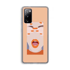 CaseCompany Surprise: Samsung Galaxy S20 FE / S20 FE 5G Transparant Hoesje