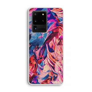 CaseCompany Pink Orchard: Samsung Galaxy S20 Ultra Transparant Hoesje