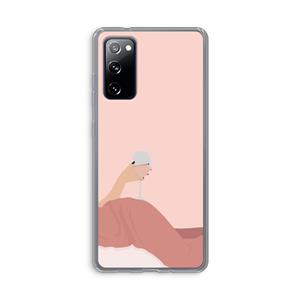 CaseCompany Wine: Samsung Galaxy S20 FE / S20 FE 5G Transparant Hoesje