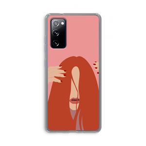 CaseCompany Woke up like this: Samsung Galaxy S20 FE / S20 FE 5G Transparant Hoesje