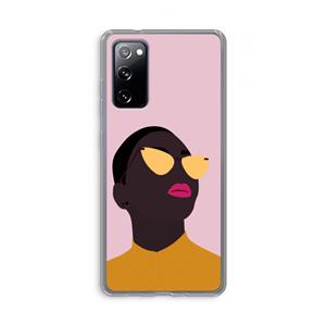 CaseCompany Yellow glasses: Samsung Galaxy S20 FE / S20 FE 5G Transparant Hoesje