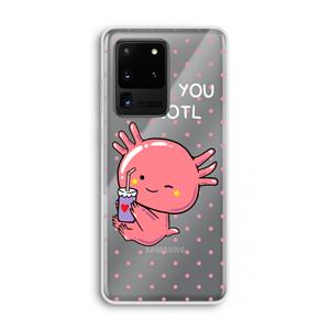 CaseCompany Love You A Lotl: Samsung Galaxy S20 Ultra Transparant Hoesje