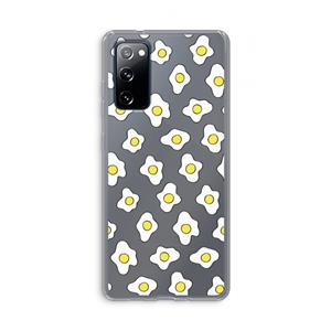 CaseCompany Spiegeleitjes: Samsung Galaxy S20 FE / S20 FE 5G Transparant Hoesje