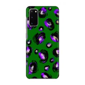 CaseCompany Green Cheetah: Volledig geprint Samsung Galaxy S20 Hoesje