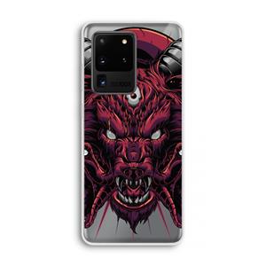 CaseCompany Hell Hound and Serpents: Samsung Galaxy S20 Ultra Transparant Hoesje