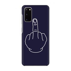 CaseCompany F**k U: Volledig geprint Samsung Galaxy S20 Hoesje