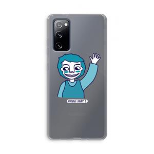 CaseCompany Zwaai: Samsung Galaxy S20 FE / S20 FE 5G Transparant Hoesje