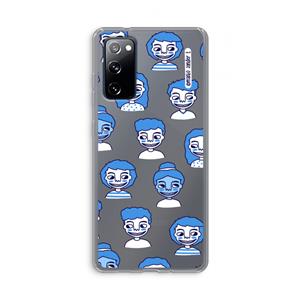 CaseCompany Gezichtjes: Samsung Galaxy S20 FE / S20 FE 5G Transparant Hoesje