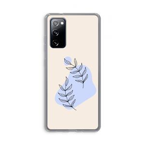 CaseCompany Leaf me if you can: Samsung Galaxy S20 FE / S20 FE 5G Transparant Hoesje