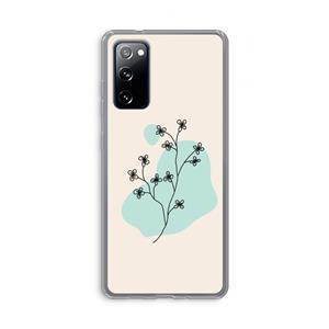 CaseCompany Love your petals: Samsung Galaxy S20 FE / S20 FE 5G Transparant Hoesje