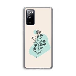 CaseCompany Violets are blue: Samsung Galaxy S20 FE / S20 FE 5G Transparant Hoesje
