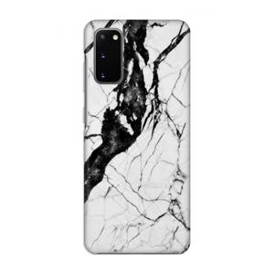 CaseCompany Witte marmer 2: Volledig geprint Samsung Galaxy S20 Hoesje
