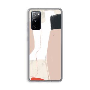 CaseCompany Lava: Samsung Galaxy S20 FE / S20 FE 5G Transparant Hoesje