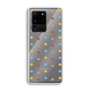 CaseCompany Bollen: Samsung Galaxy S20 Ultra Transparant Hoesje