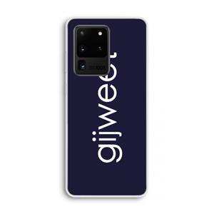 CaseCompany Gijweet: Samsung Galaxy S20 Ultra Transparant Hoesje
