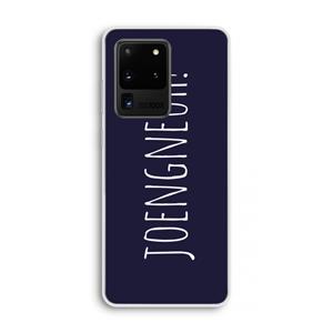 CaseCompany Joengneuh!: Samsung Galaxy S20 Ultra Transparant Hoesje