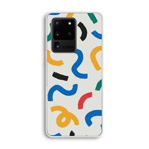 CaseCompany Illustratieve pop 2: Samsung Galaxy S20 Ultra Transparant Hoesje