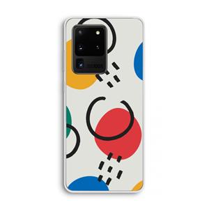 CaseCompany Illustratieve pop 3: Samsung Galaxy S20 Ultra Transparant Hoesje