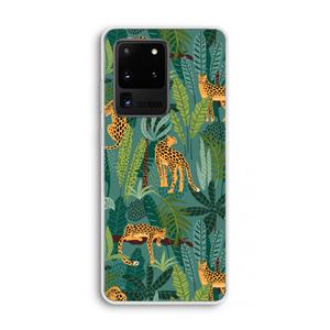 CaseCompany Luipaard 2: Samsung Galaxy S20 Ultra Transparant Hoesje