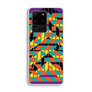 CaseCompany Skew Bee 2: Samsung Galaxy S20 Ultra Transparant Hoesje