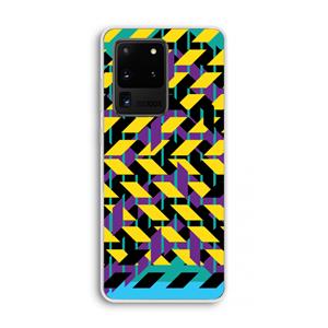 CaseCompany Skew Bee 3: Samsung Galaxy S20 Ultra Transparant Hoesje