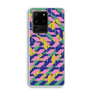 CaseCompany Skew Blush 1: Samsung Galaxy S20 Ultra Transparant Hoesje
