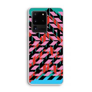 CaseCompany Skew Blush 2: Samsung Galaxy S20 Ultra Transparant Hoesje