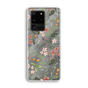 CaseCompany Sweet little flowers: Samsung Galaxy S20 Ultra Transparant Hoesje