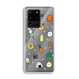 CaseCompany Happy bento friends: Samsung Galaxy S20 Ultra Transparant Hoesje