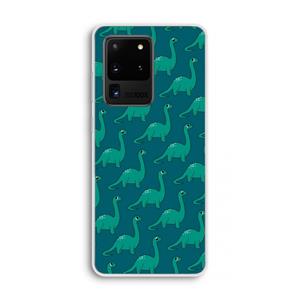 CaseCompany Diplodocus: Samsung Galaxy S20 Ultra Transparant Hoesje