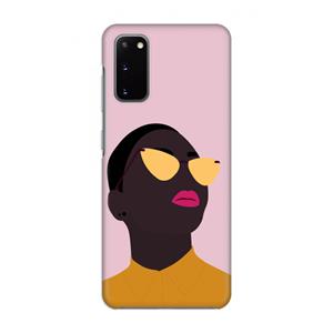 CaseCompany Yellow glasses: Volledig geprint Samsung Galaxy S20 Hoesje
