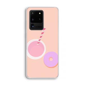 CaseCompany Donut: Samsung Galaxy S20 Ultra Transparant Hoesje