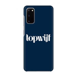 CaseCompany Topwijf Navy: Volledig geprint Samsung Galaxy S20 Hoesje